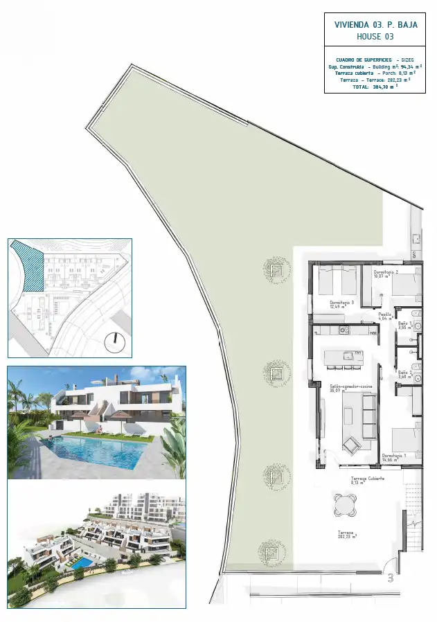 Bungalow with terrace for sale in Las Salinas, imagen 14