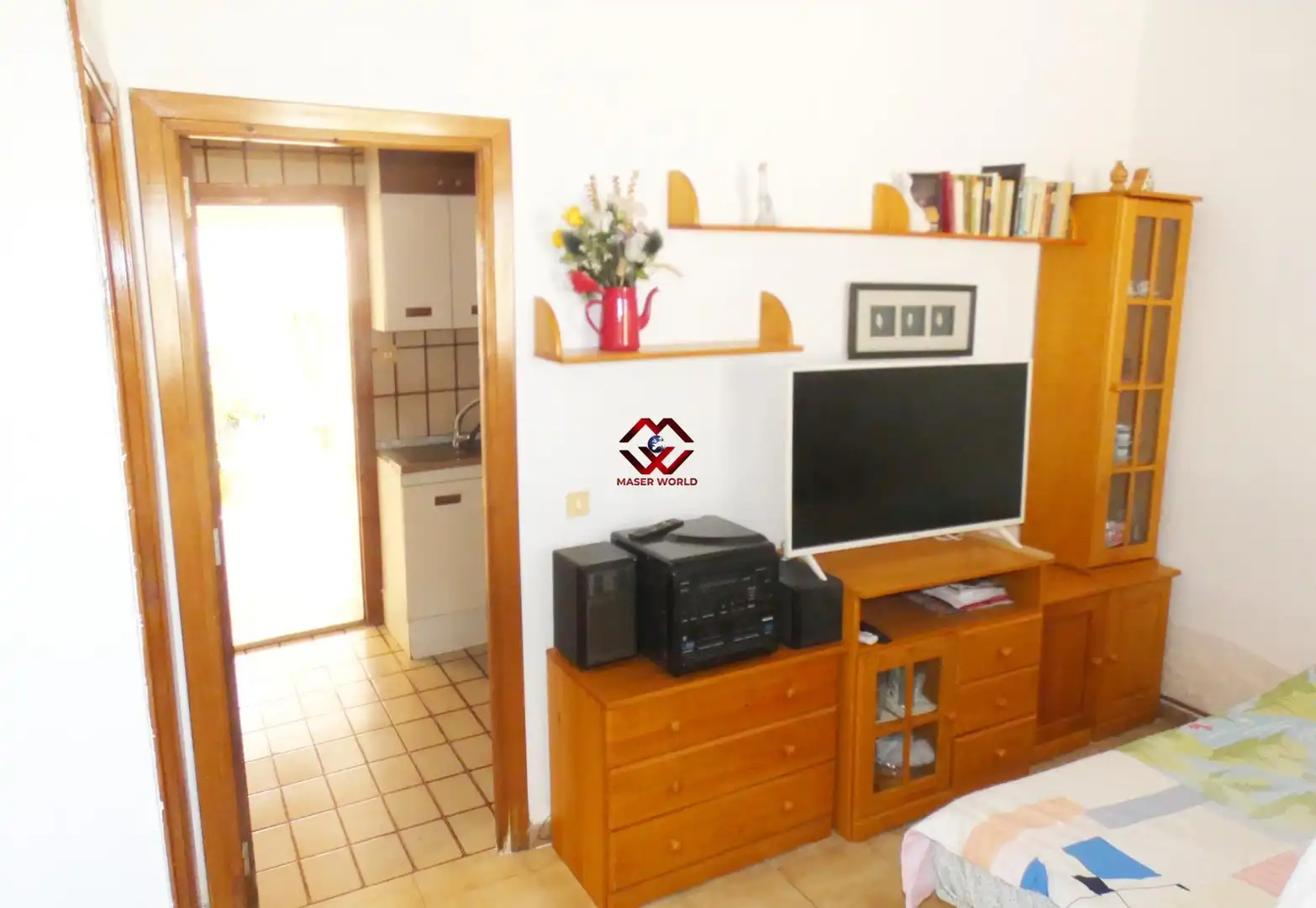 Sala de estar de Dúplex en venta en Mazarrón con Terraza, Amueblado y Balcón