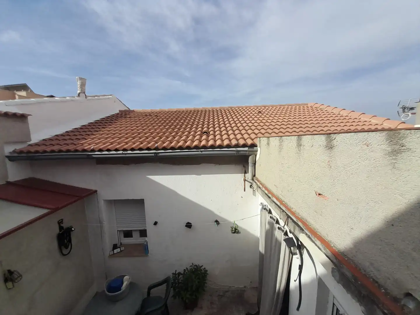 Terrasse von Einfamilien-Reihenhaus zum Verkauf in Puertollano mit Terrasse