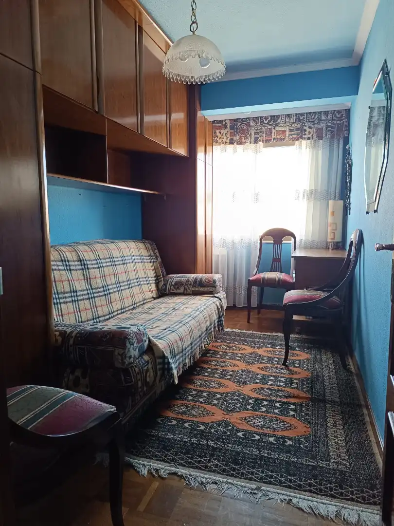 Living room of Flat for sale in Gijón   with Furnished