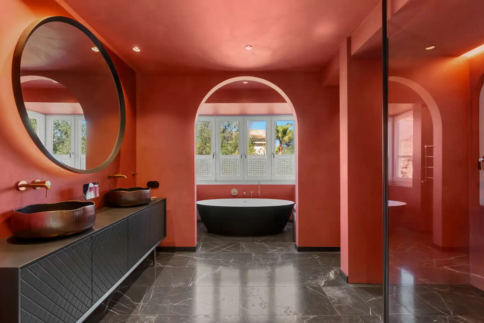 Bathroom of Houses for sale in Calvià  with Air Conditioner, Heating and Terrace