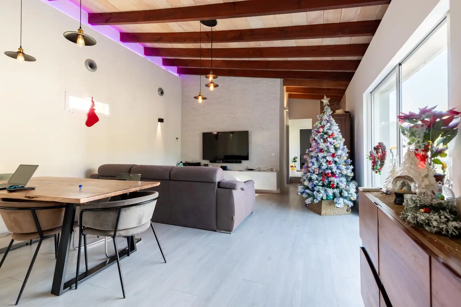 Sala d'estar de Casa o xalet en venda en  Palma de Mallorca amb Aire condicionat, Jardí privat i Parquet
