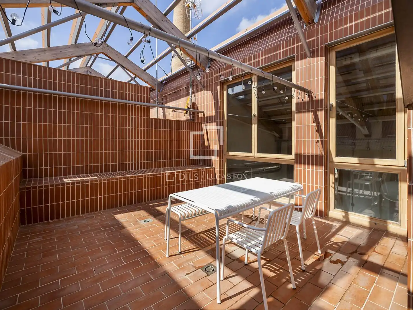 Terrassa de Loft de lloguer en Barcelona amb Aire condicionat, Calefacció i Parquet