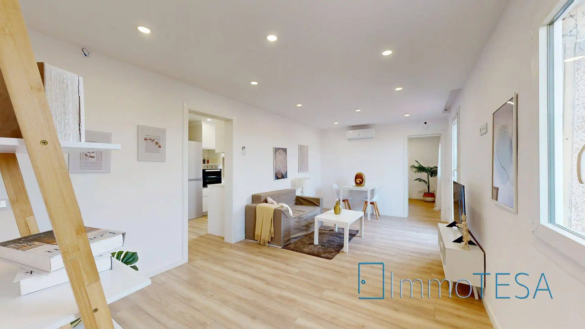 Sala de estar de Ático en venta en Barberà del Vallès con Aire acondicionado, Parquet y Terraza