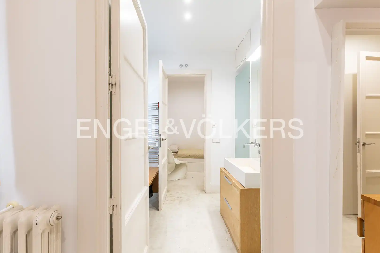 Baño de Piso de alquiler en Madrid con Aire acondicionado, Calefacción y Parquet