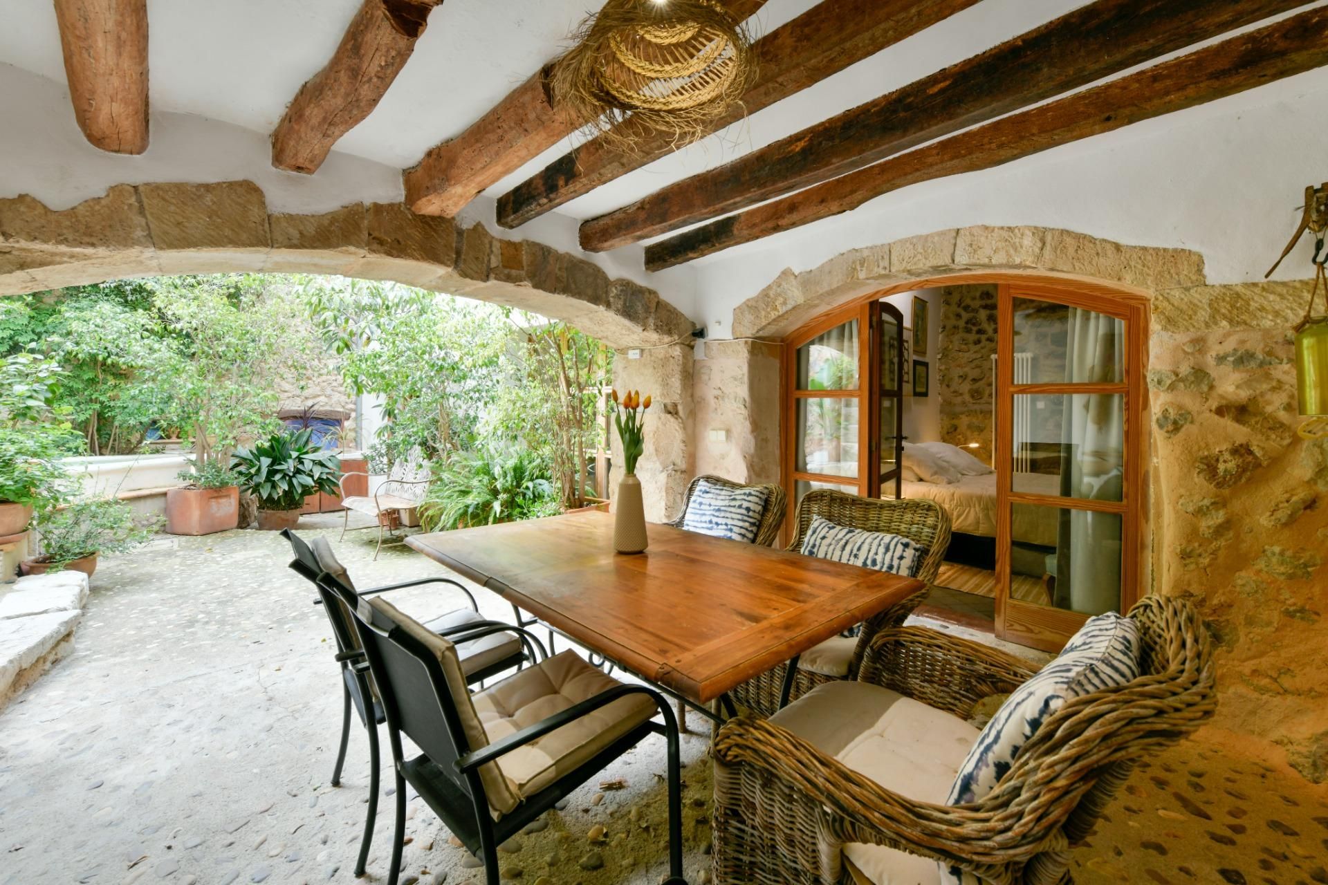 Terrassa de Casa adosada en venda en Selva amb Calefacció, Jardí privat i Terrassa