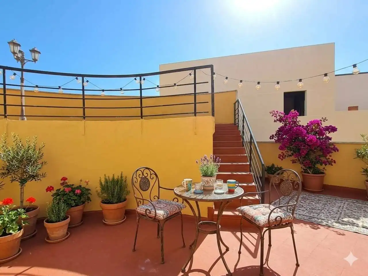 Terrassa de Casa o xalet en venda en Burgos amb Calefacció, Jardí privat i Parquet