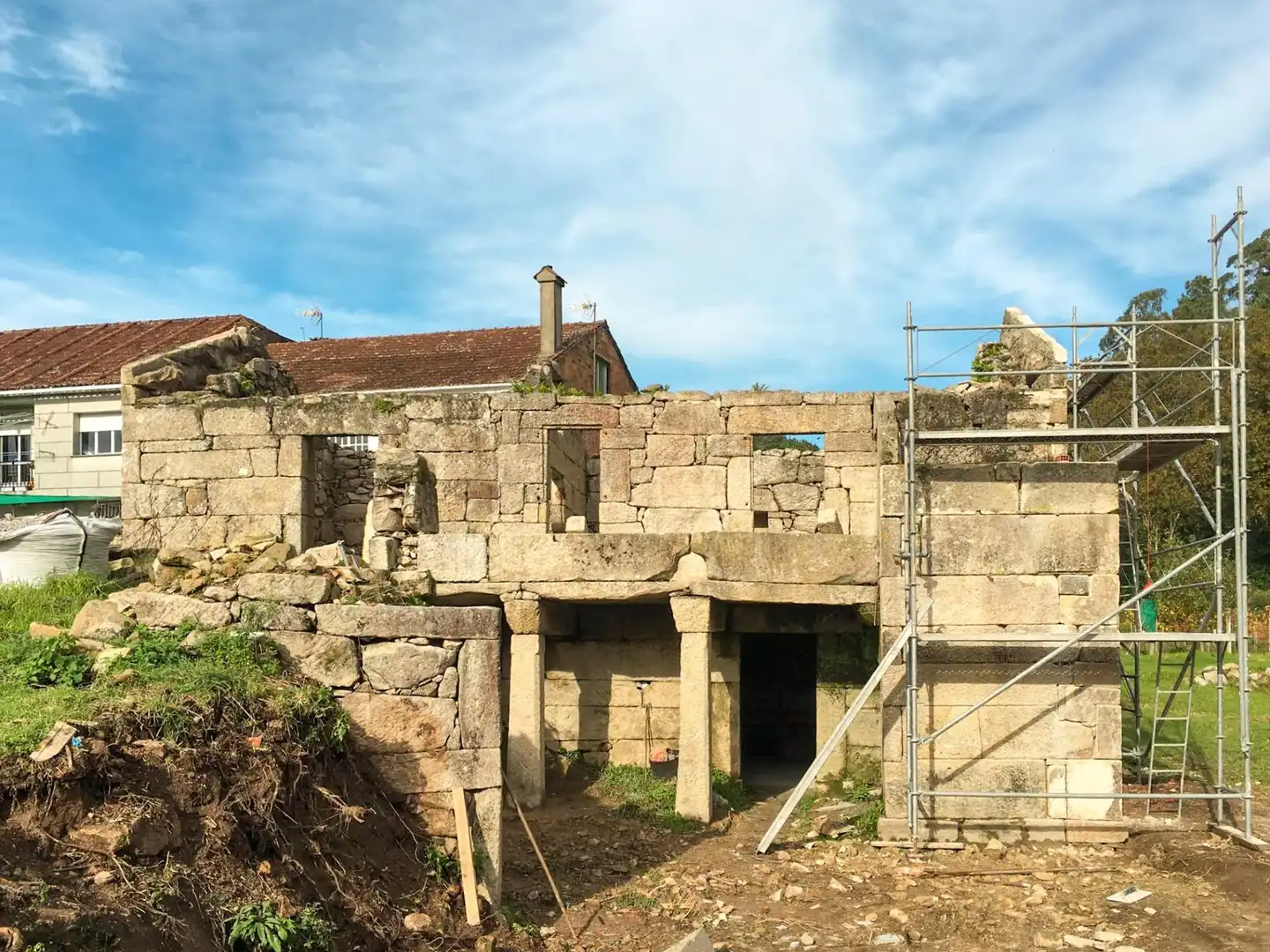 Vista exterior de Casa o xalet en venda en Pontevedra Capital 