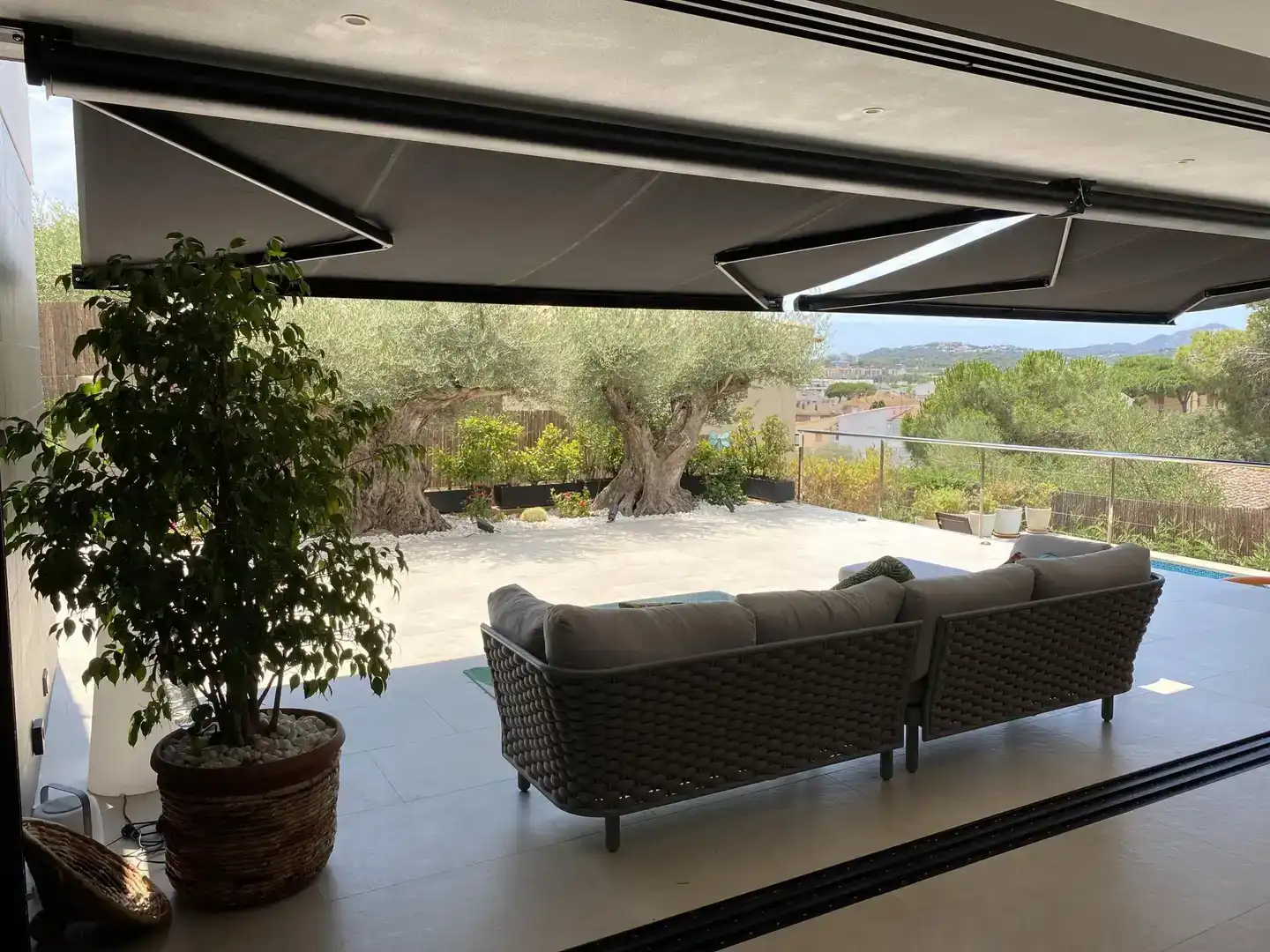 Terraza de Casa o chalet de alquiler en Castell d'Aro, Platja d'Aro i s'Agaró con Aire acondicionado, Jardín privado y Parquet