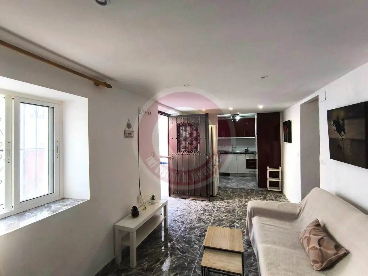 Sala de estar de Casa adosada en venta en Torrox con Terraza y Amueblado