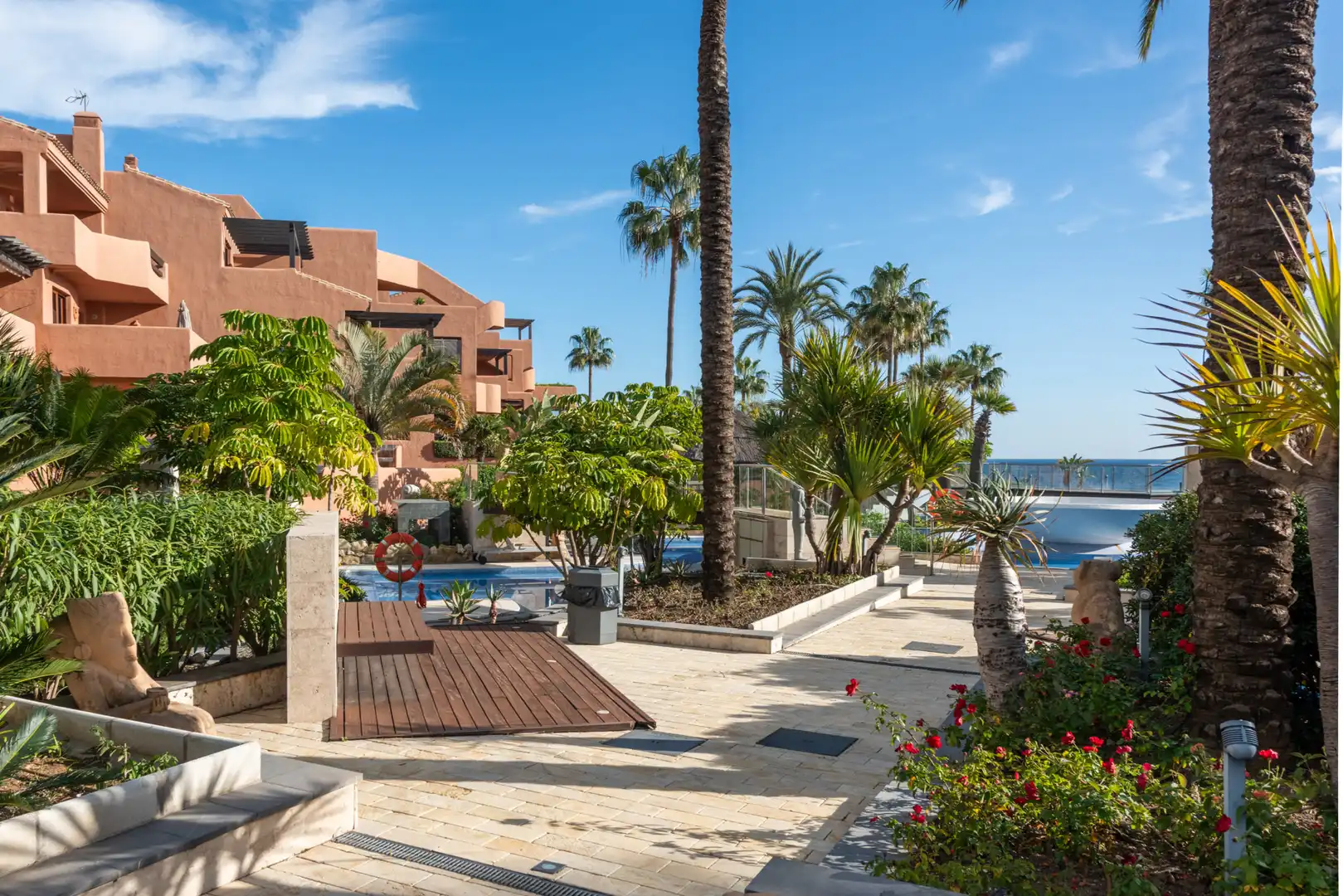 Terrassa de Apartament en venda en Estepona amb Aire condicionat, Terrassa i Piscina
