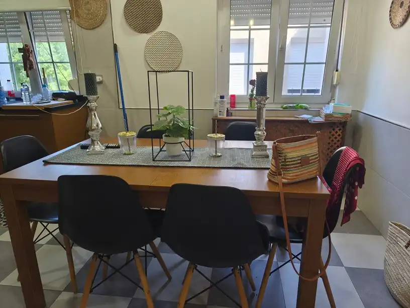 Dining room of Attic for sale in Pravia  with Heating, Terrace and Furnished