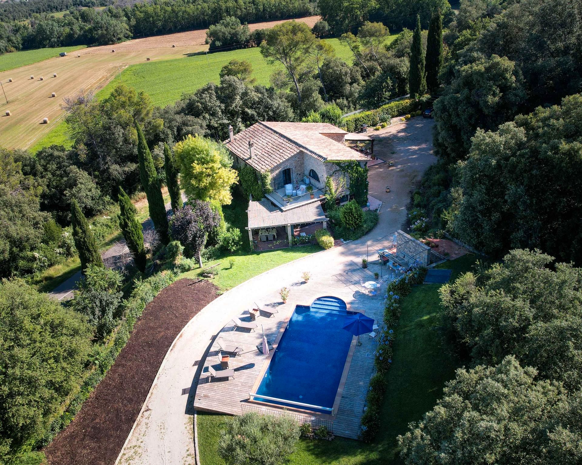 Garden of Country house for sale in Esponellà  with Air Conditioner, Heating and Private garden