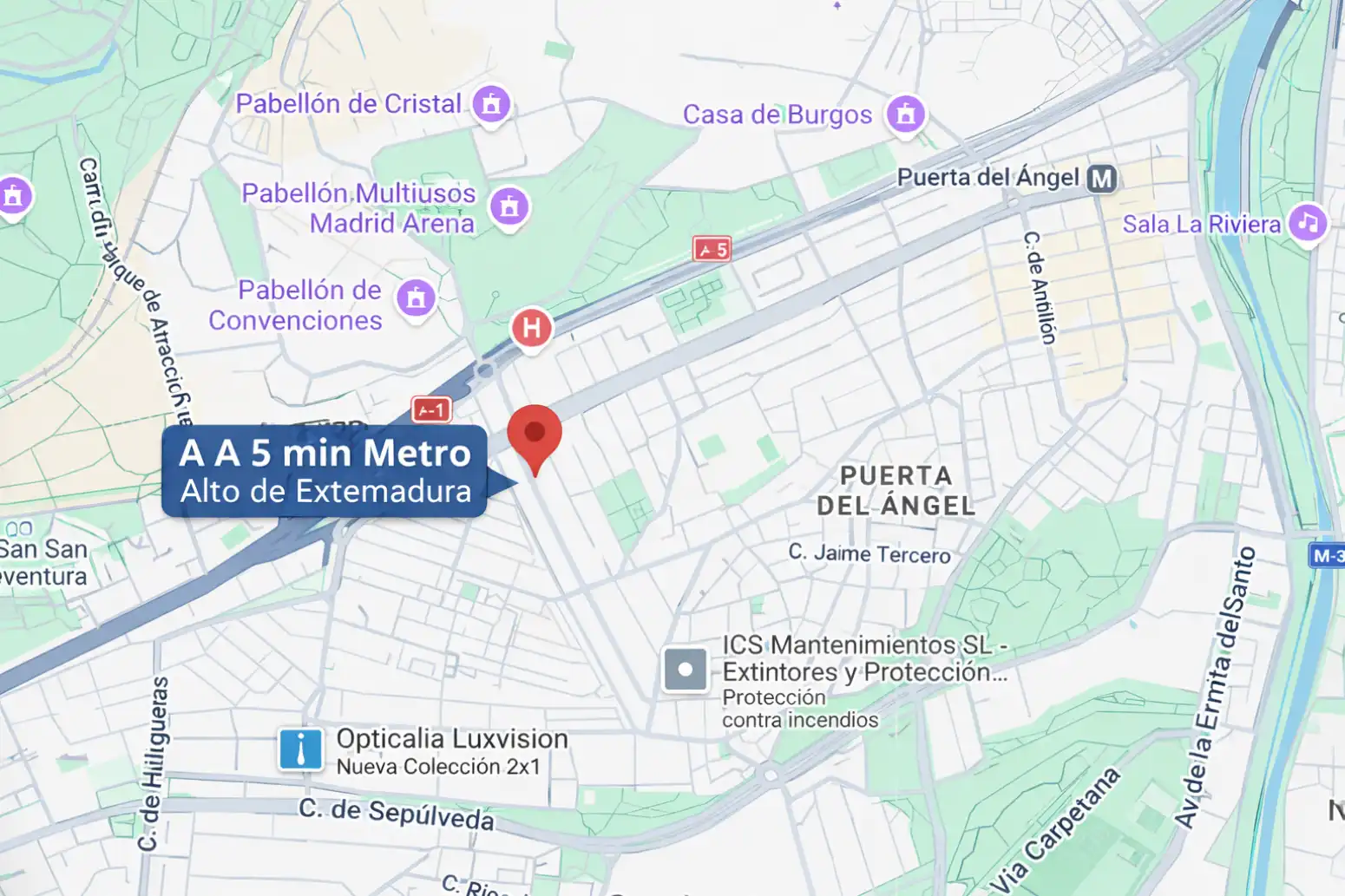 Vista exterior de Ático en venta en Madrid con Terraza y Balcón