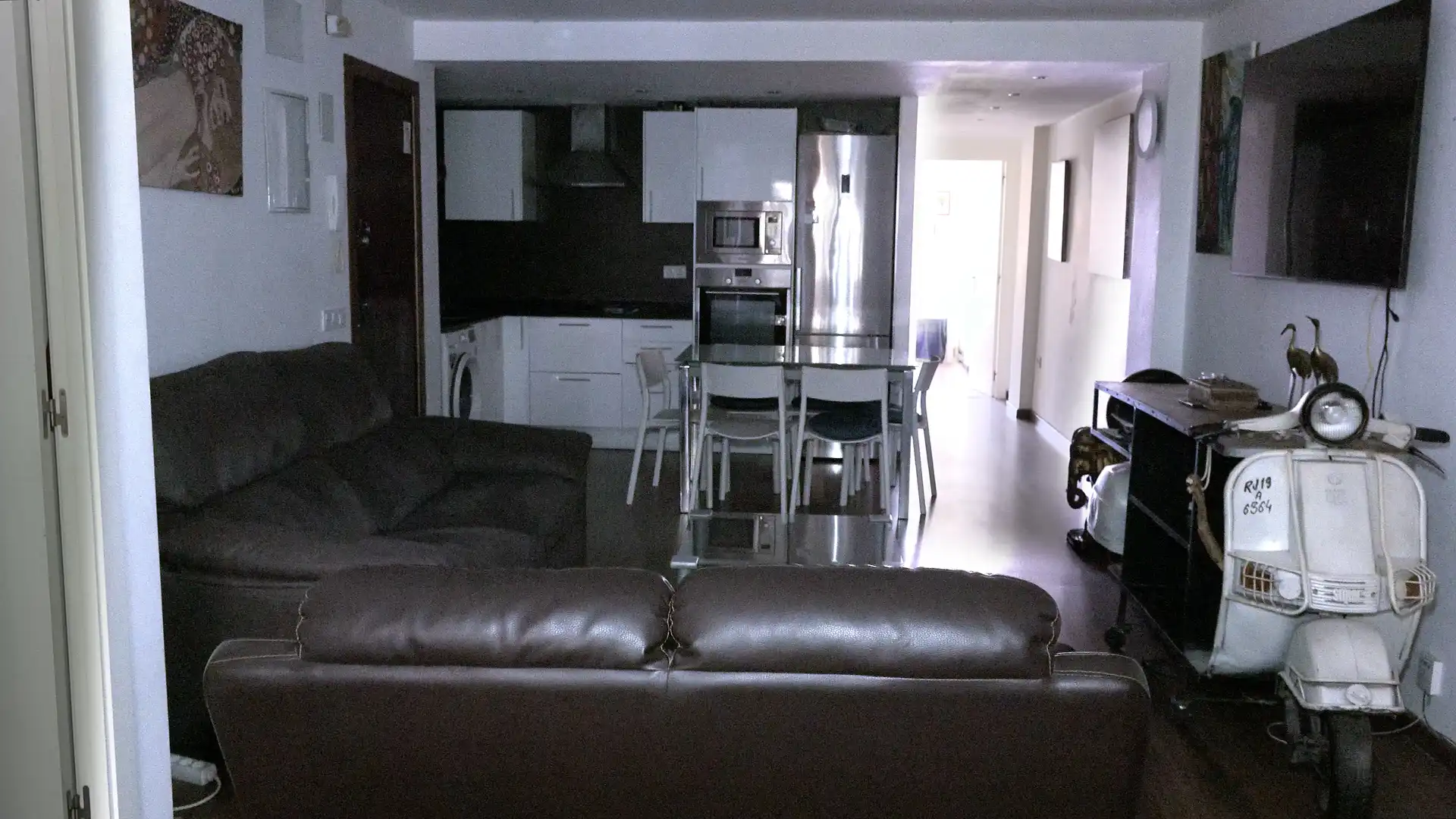 Sala d'estar de Pis en venda en  Palma de Mallorca amb Parquet i Balcó