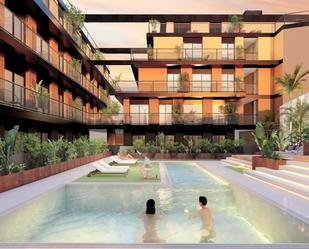 Piscina de Pis en venda en  Murcia Capital amb Aire condicionat, Jardí privat i Terrassa