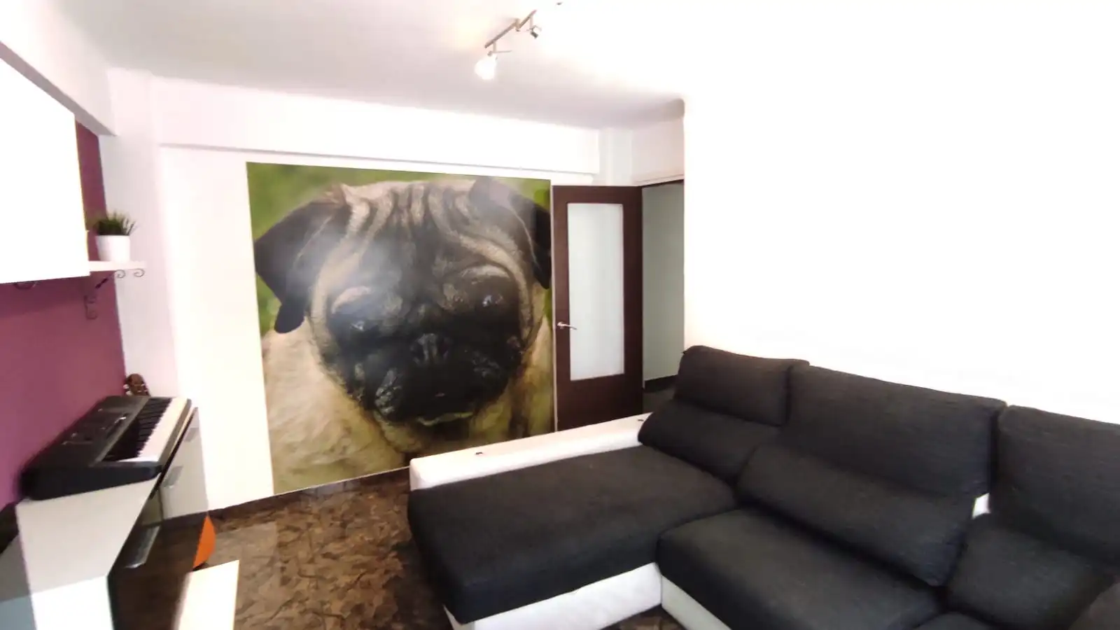 Sala de estar de Piso en venta en Ermua con Calefacción, Trastero y Amueblado