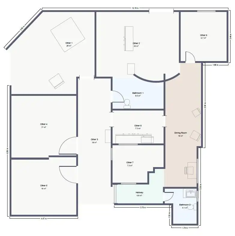 Piso en venta en Málaga con Terraza y Balcón