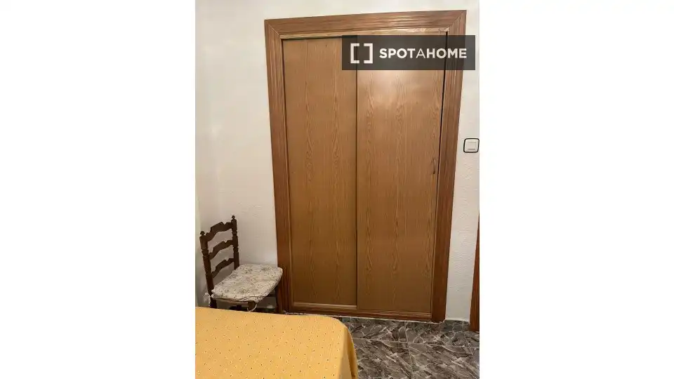 Habitación de Apartamento para compartir en San Pedro del Pinatar con Aire acondicionado, Terraza y Amueblado