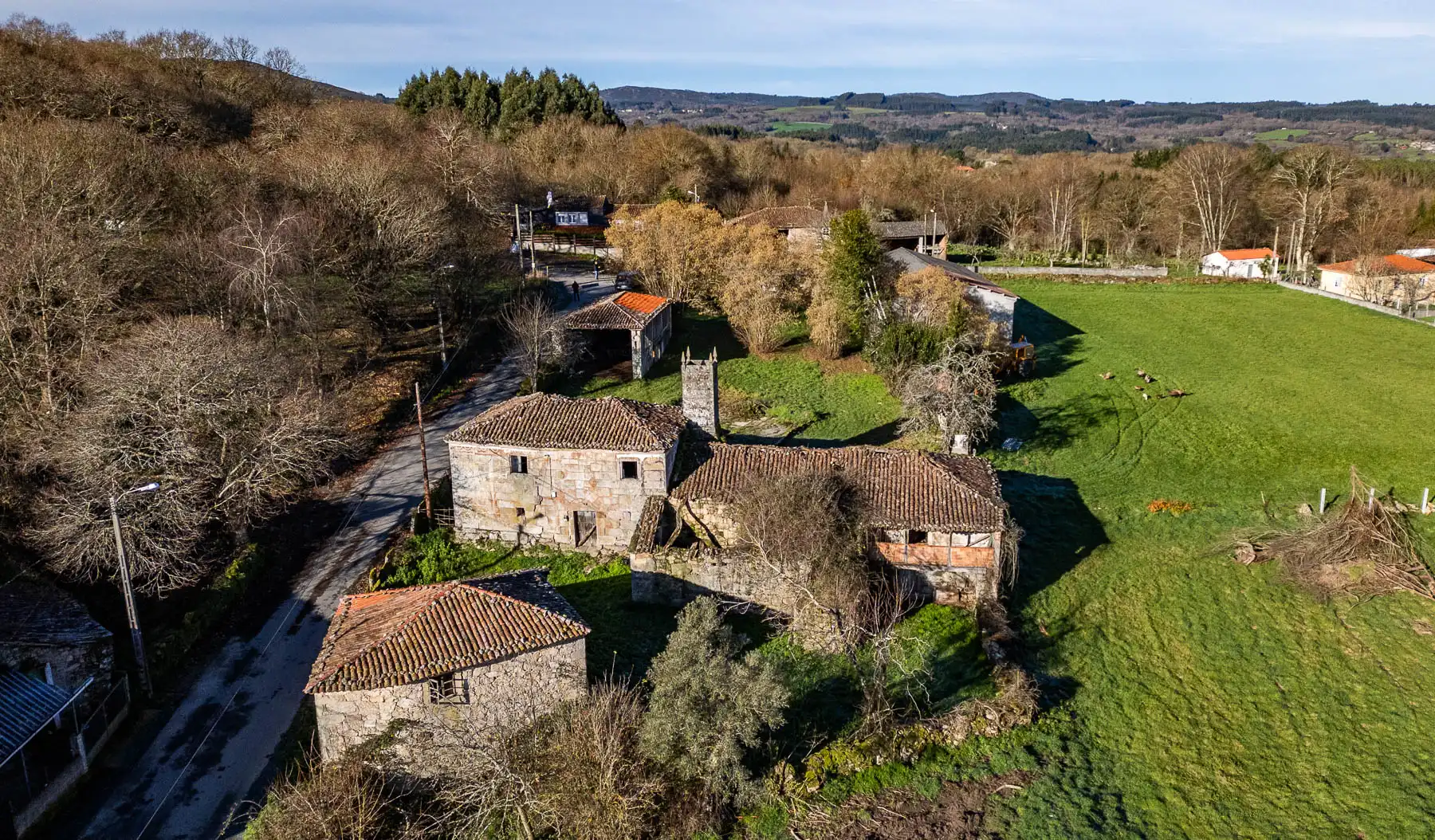 Vista exterior de Finca rústica en venta en Antas de Ulla