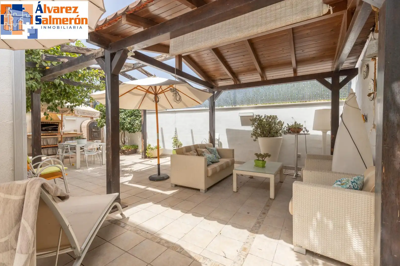 Terraza de Casa adosada en venta en Granada con Aire acondicionado, Calefacción y Balcón