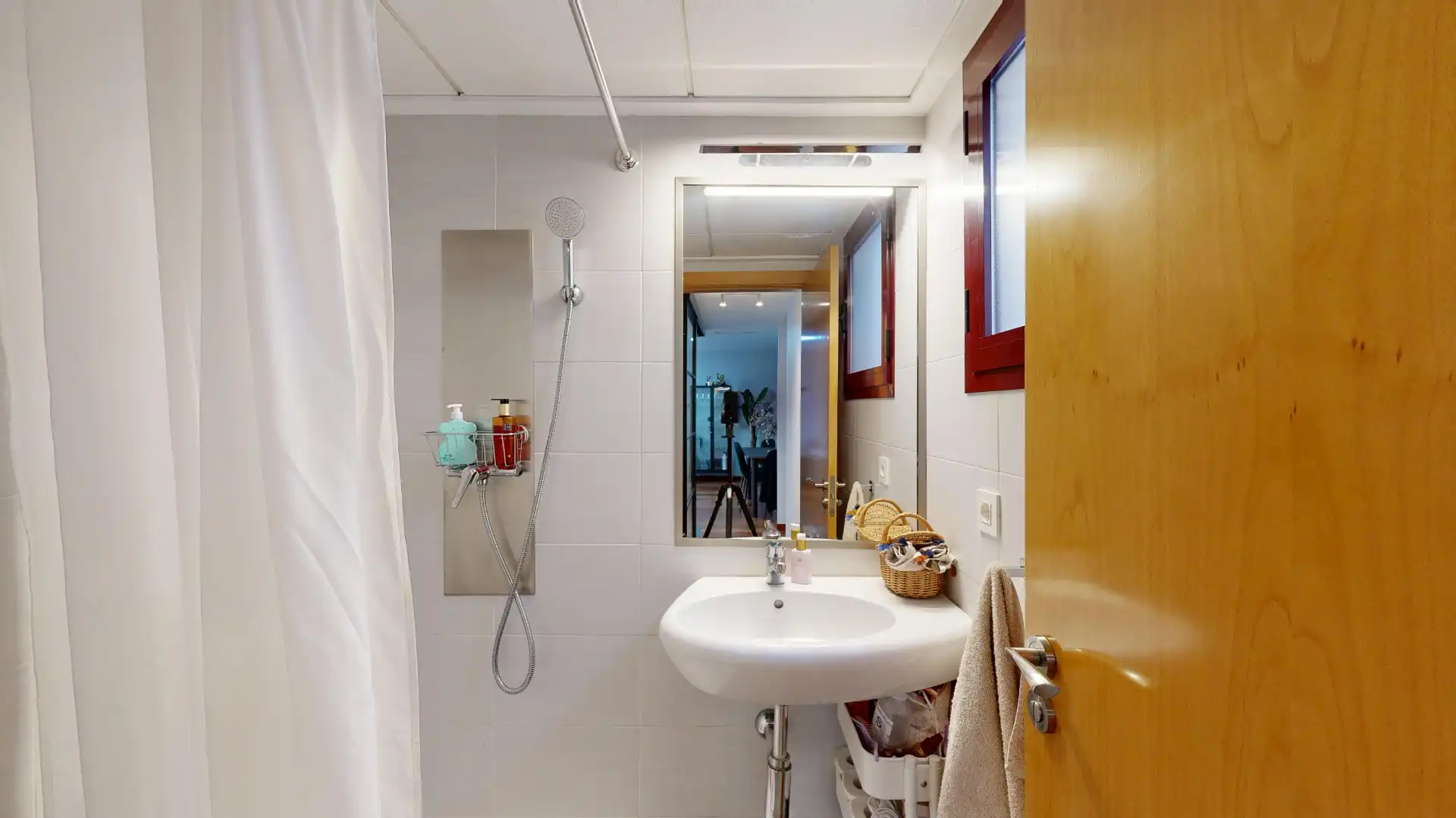 Baño de Ático en venta en Murcia con Aire acondicionado, Parquet y Terraza