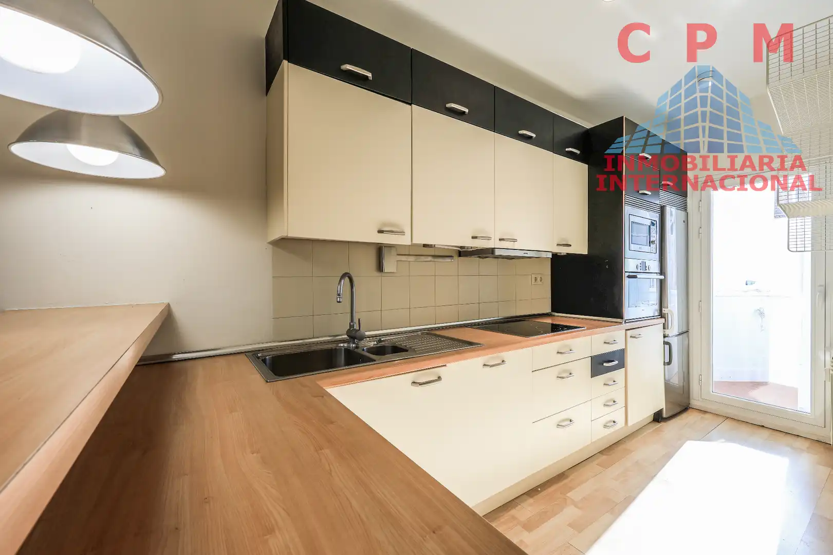 Cocina de Piso de alquiler en Madrid con Aire acondicionado, Calefacción y Parquet