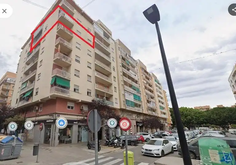 Exterior view of Flat for sale in Valencia  with Air Conditioner, Terrace and Storage room