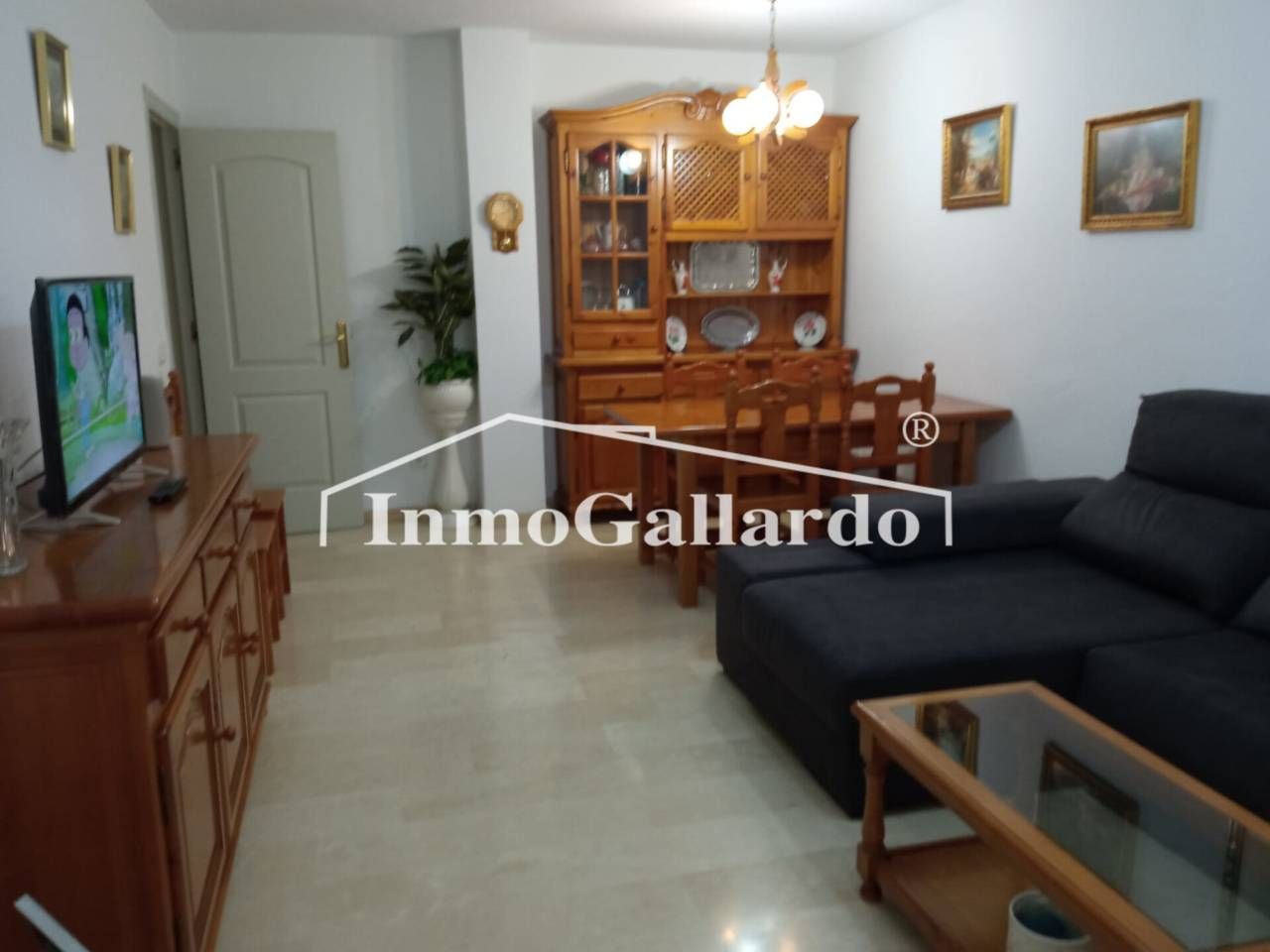 Sala de estar de Piso de alquiler en Rincón de la Victoria con Amueblado