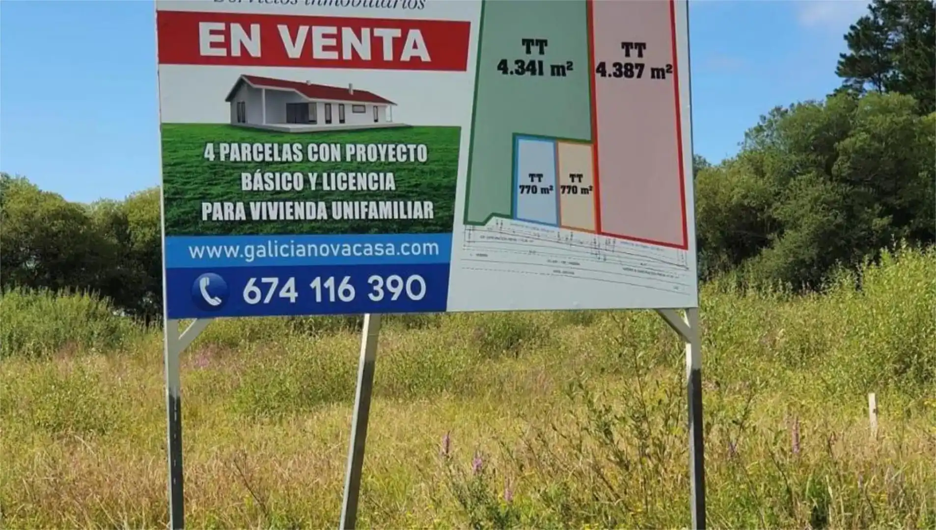 Terreno en venta en Fisterra