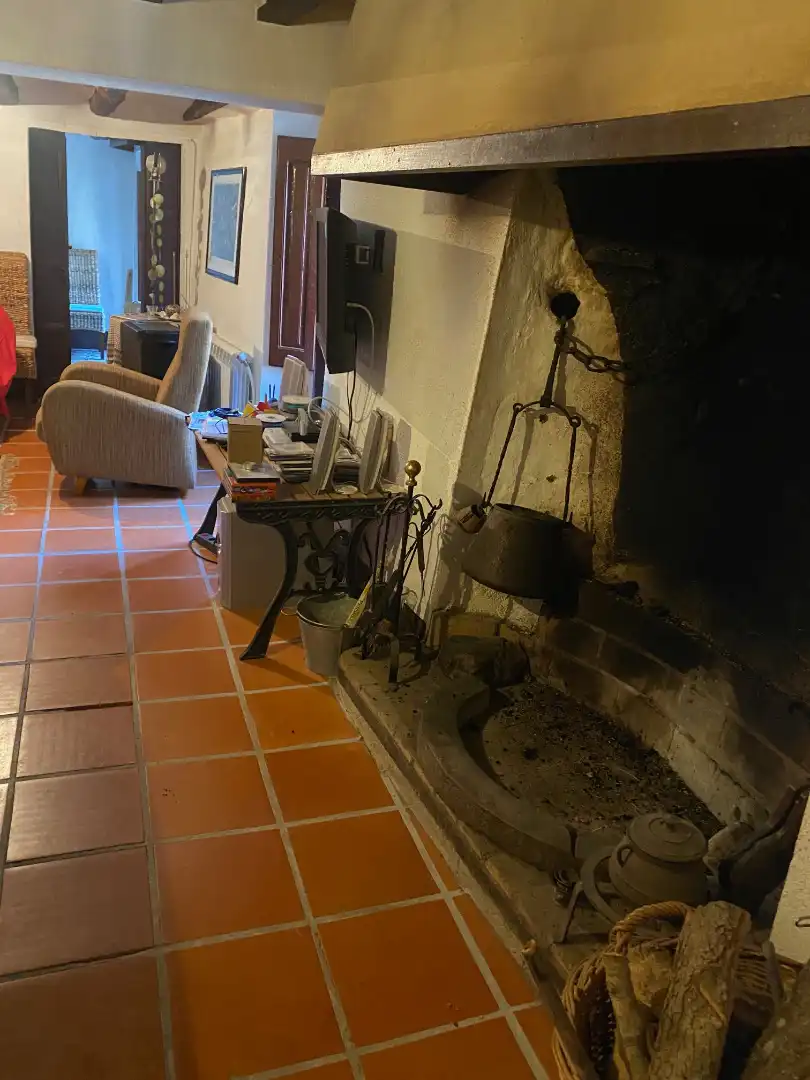 Cocina de Finca rústica en venta en Riudecanyes con Calefacción, Terraza y Amueblado