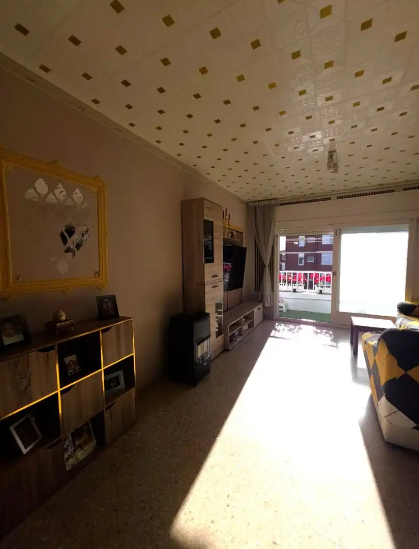 Living room of Flat for rent in Ascó  with Furnished and Balcony