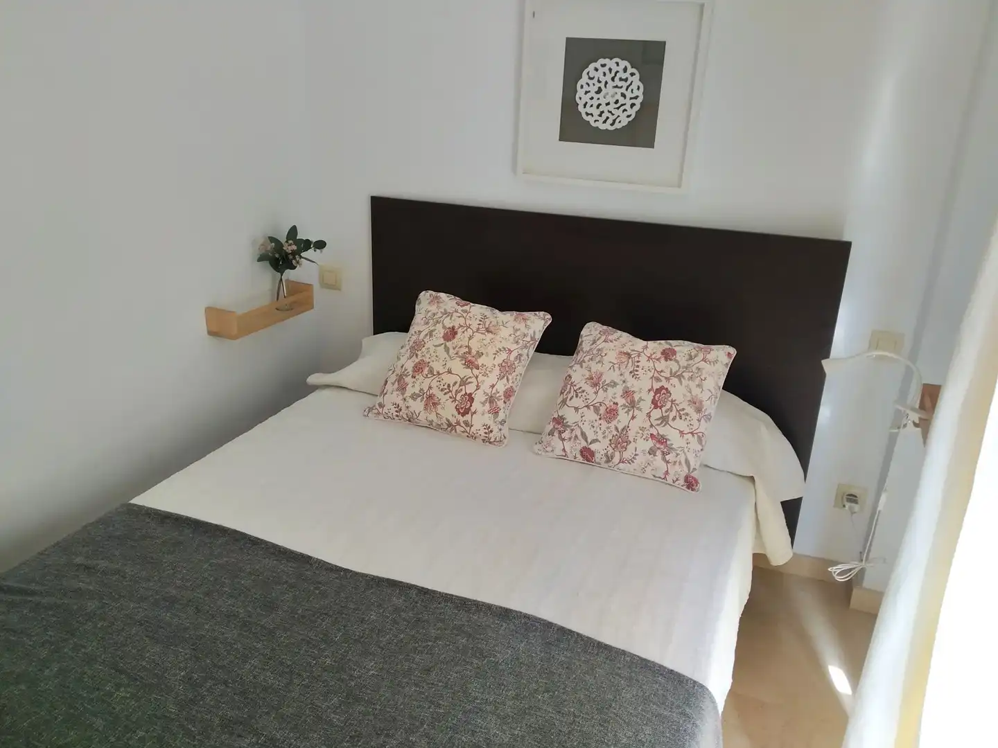 Schlafzimmer von Wohnung zur Miete in Málaga mit Klimaanlage und Möbliert