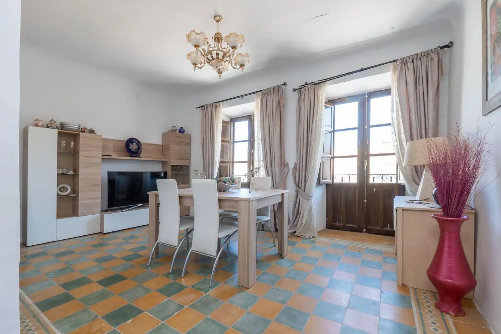 Dining room of Houses for sale in Cacín  with Furnished and Balcony