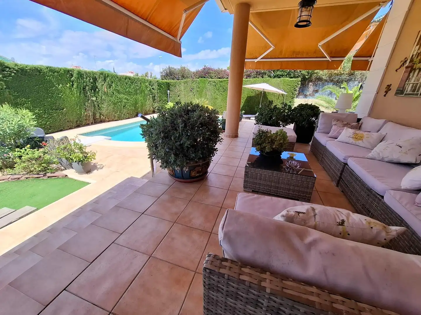 Terraza de Casa o chalet en venta en Elche / Elx con Calefacción, Jardín privado y Terraza