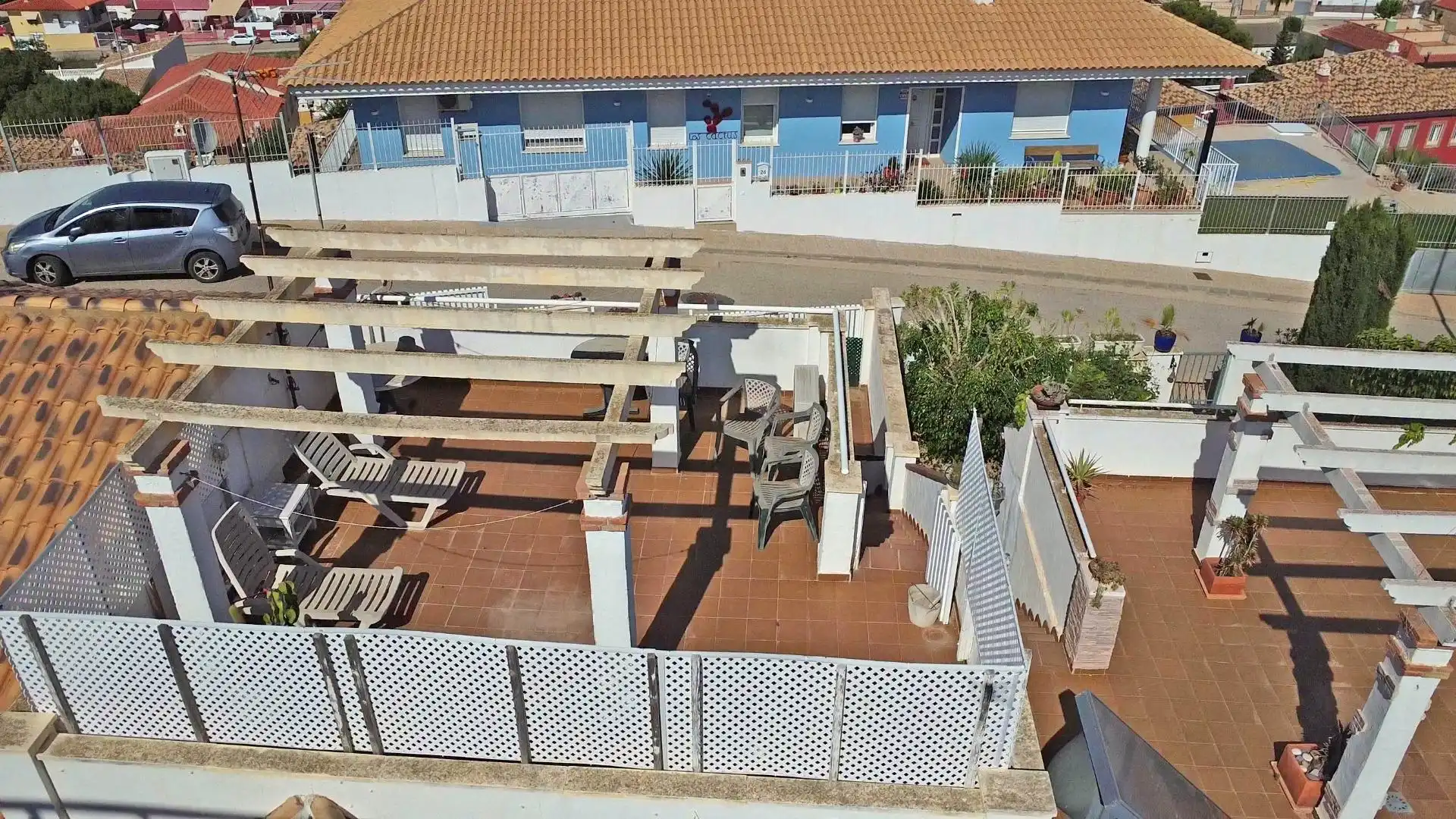 Terraza de Casa adosada en venta en Cartagena con Terraza, Amueblado y Piscina comunitaria