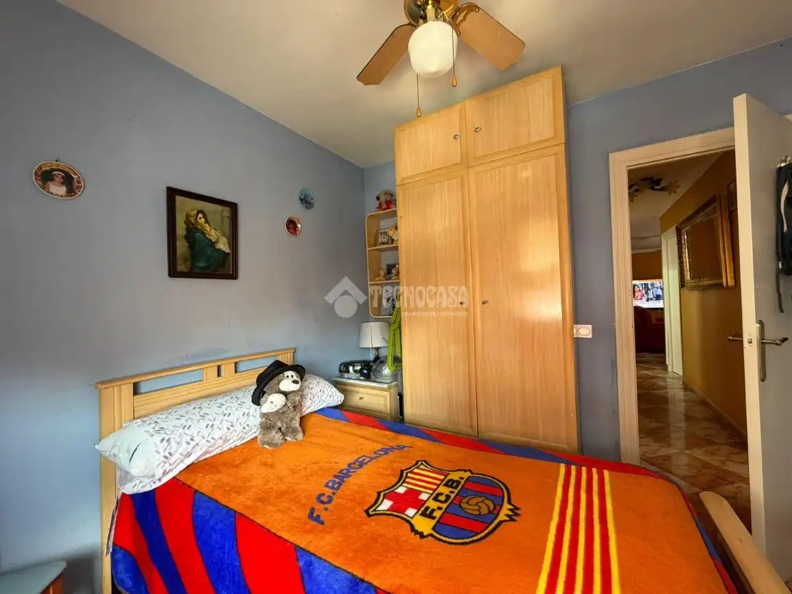 Schlafzimmer von Wohnung zum Verkauf in Málaga mit Heizung, Terrasse und Möbliert