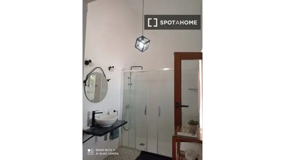 Bany de Apartament per a compartir en Mijas amb Aire condicionat, Terrassa i Moblat