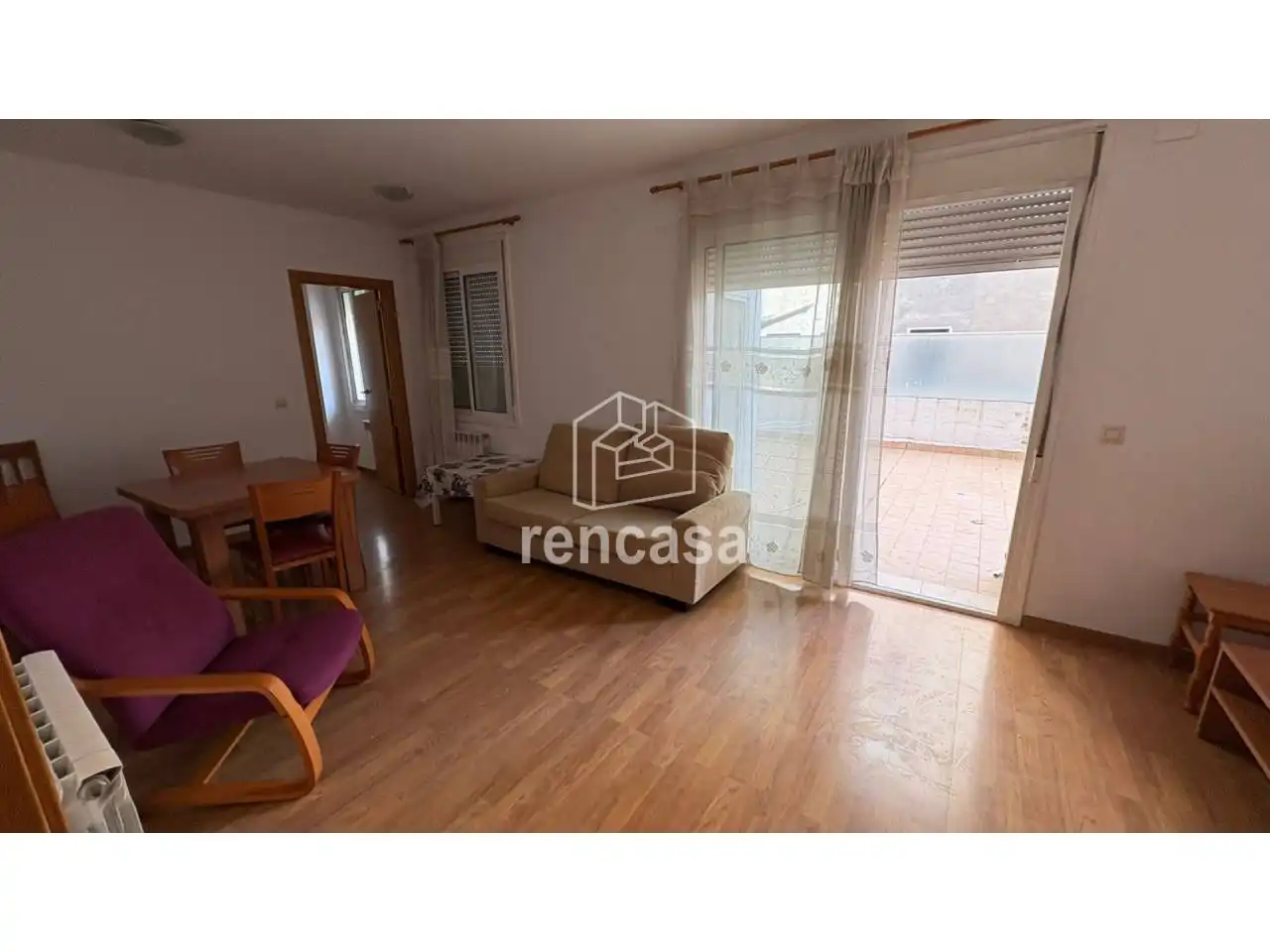 Vista exterior de Piso de alquiler en Lleida con Calefacción, Parquet y Terraza