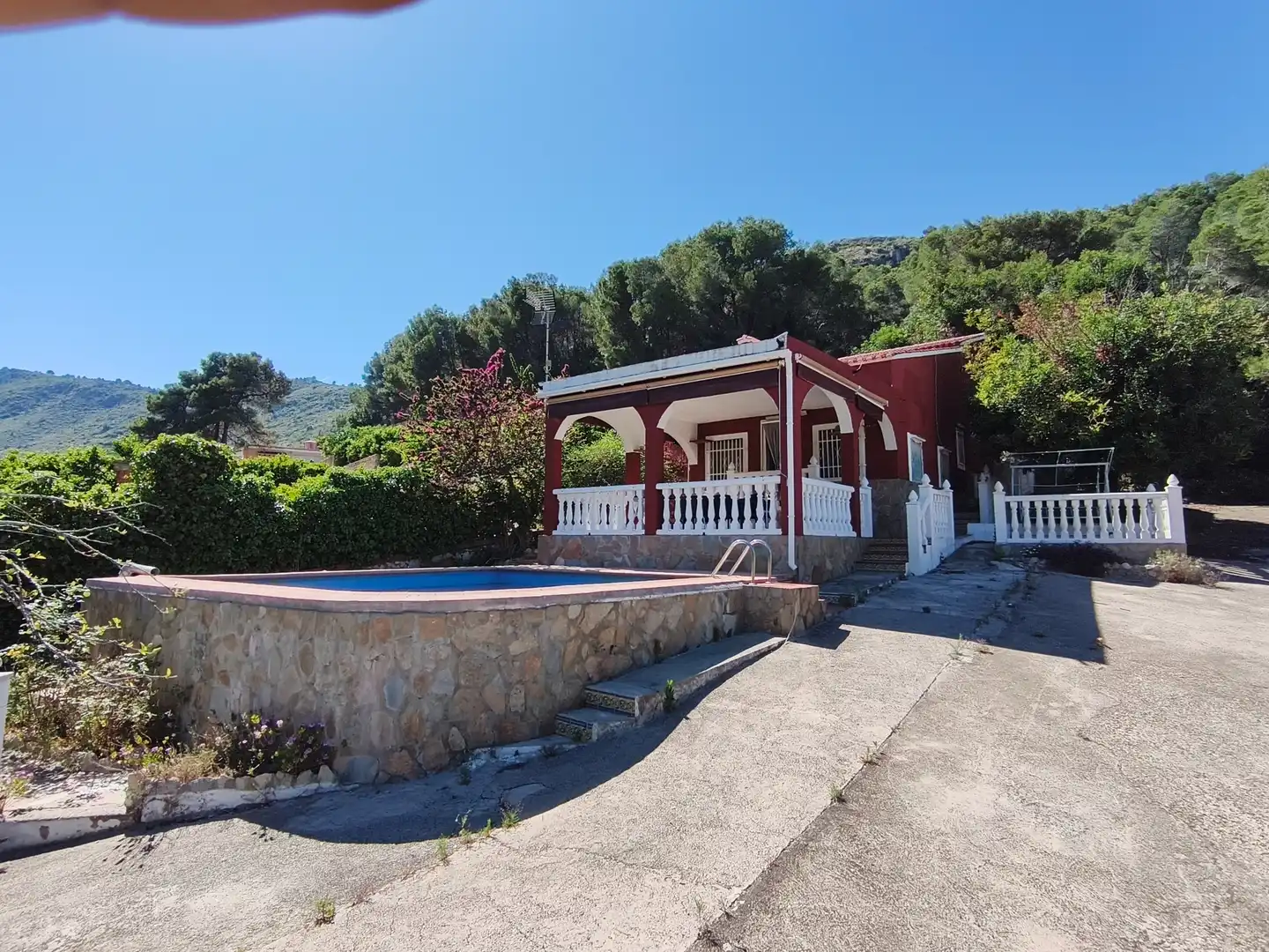 Vista exterior de Casa o chalet en venta en Favara con Jardín privado, Terraza y Piscina