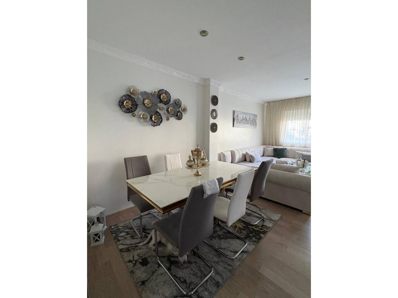 Dining room of Flat for sale in Girona Capital  with Heating and Parquet flooring