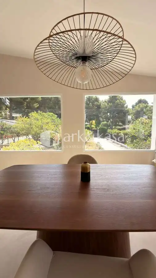 Menjador de Casa o xalet de lloguer en Sagunto / Sagunt amb Aire condicionat, Jardí privat i Terrassa