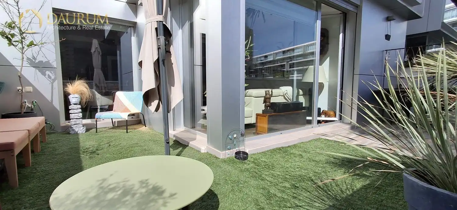 Terrasse von Wohnung zum Verkauf in Alcalá de Henares mit Klimaanlage, Heizung und Privatgarten