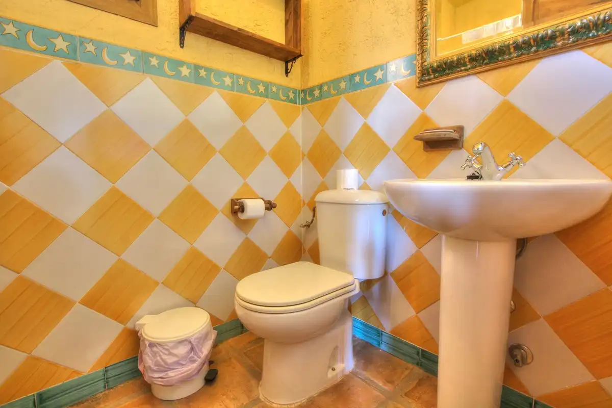 Baño de Casa o chalet en venta en Mijas con Aire acondicionado, Jardín privado y Terraza
