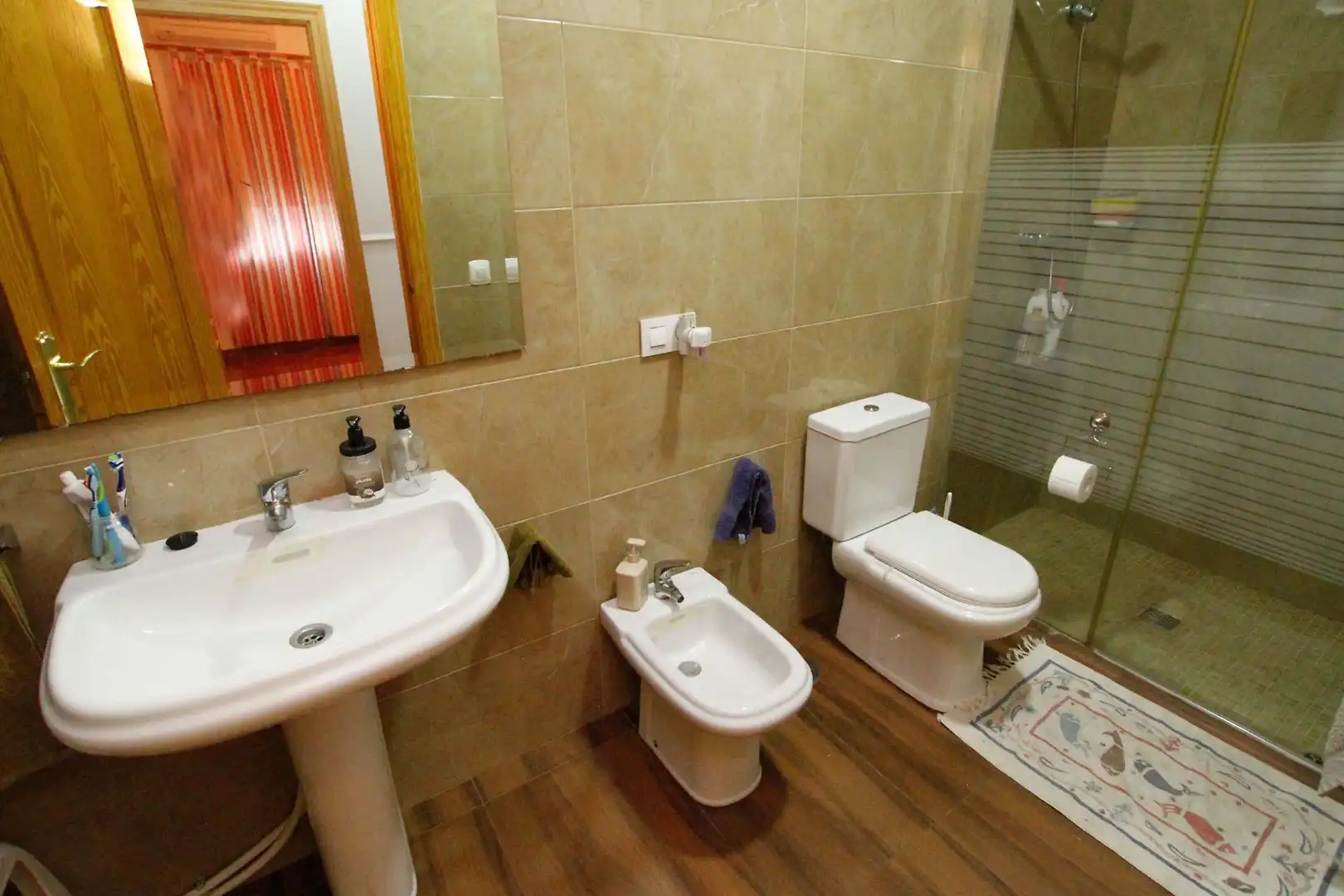 Bany de Casa o xalet en venda en Puebla de la Calzada amb Aire condicionat, Calefacció i Terrassa