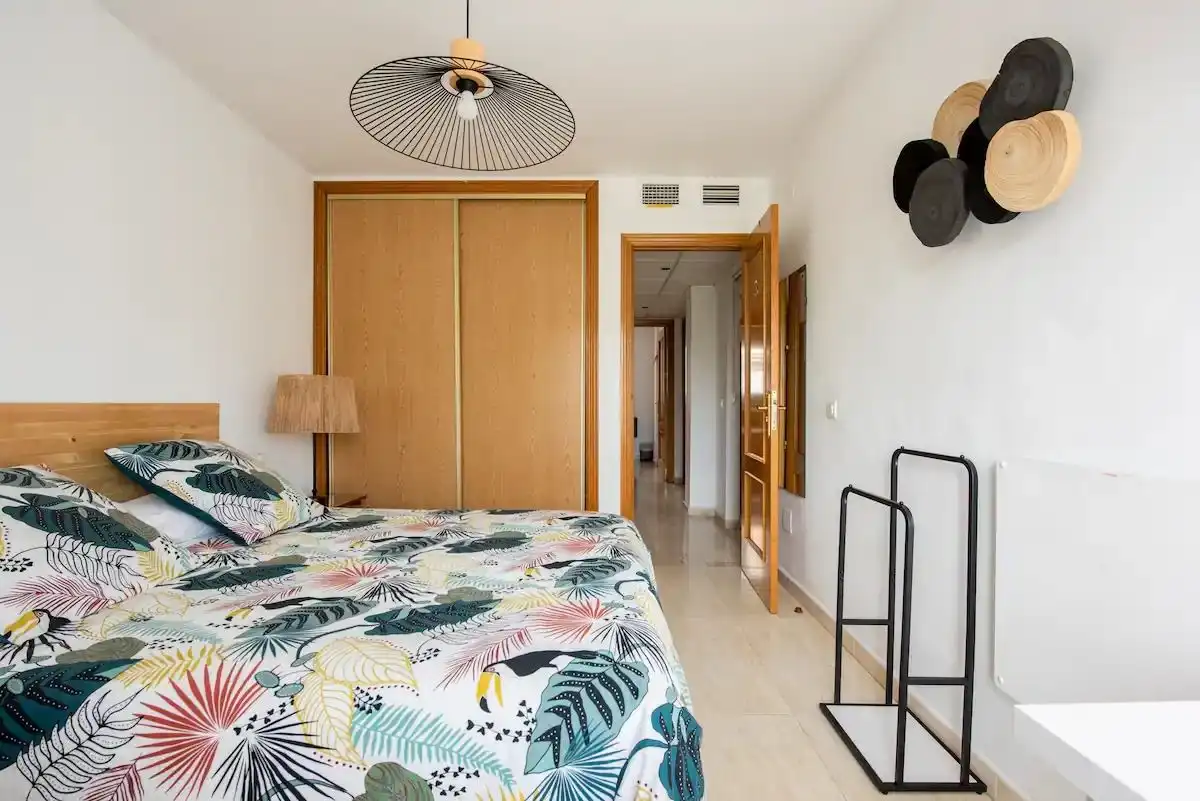 Schlafzimmer von Dachboden zum Verkauf in Málaga mit Klimaanlage, Heizung und Terrasse