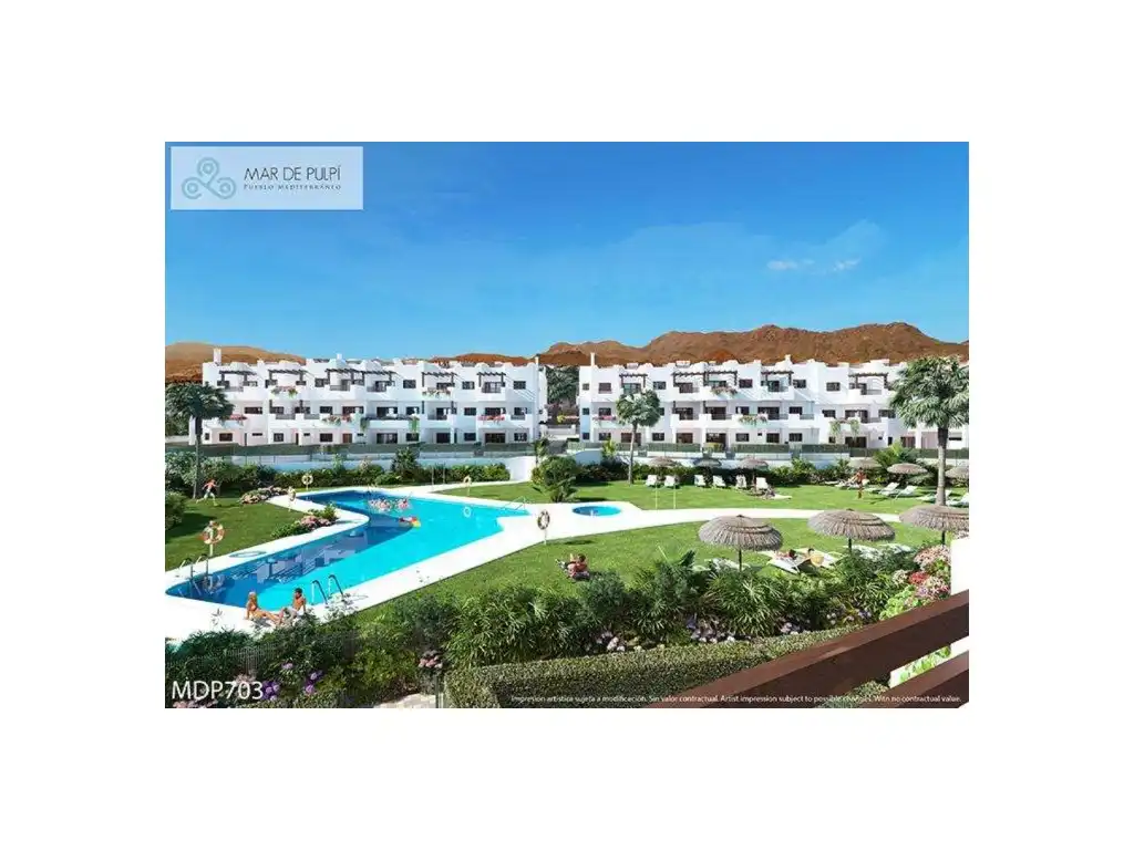 Appartement compact avec piscine à vendre à San Juan de los Terreros, imagen 8