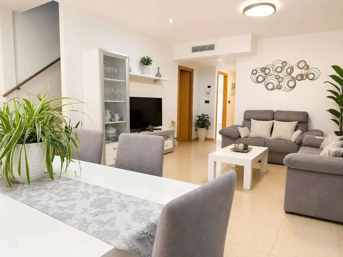 Living room of Houses for sale in Molina de Segura  with Air Conditioner, Terrace and Storage room