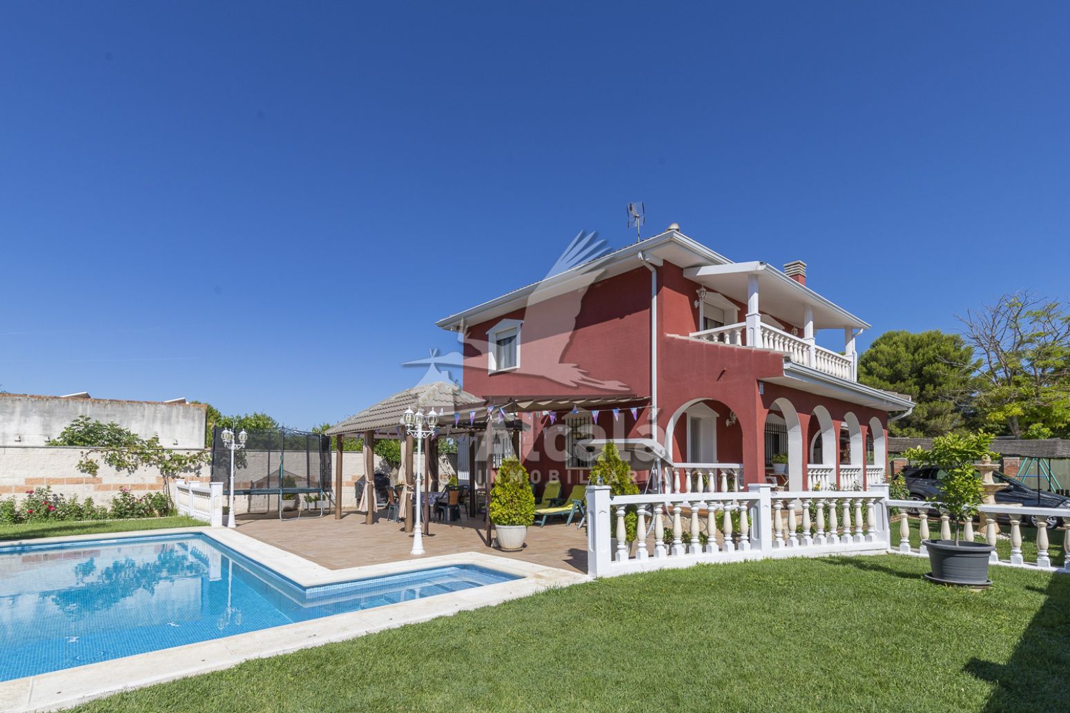 Exterior view of House or chalet for sale in Hita  with Heating, Private garden and Swimming Pool