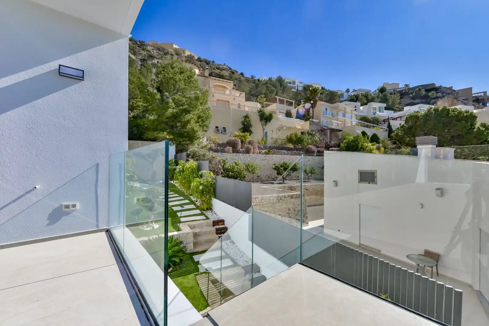 Terraza de Casa o chalet en venta en Altea con Aire acondicionado, Calefacción y Jardín privado